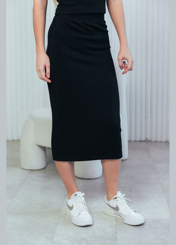 MasOli Трикотажна спідниця в рубчик No Brand (323012485)