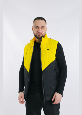 Жилетка чоловіча "Clip" жовто-чорна No Brand (359379775)