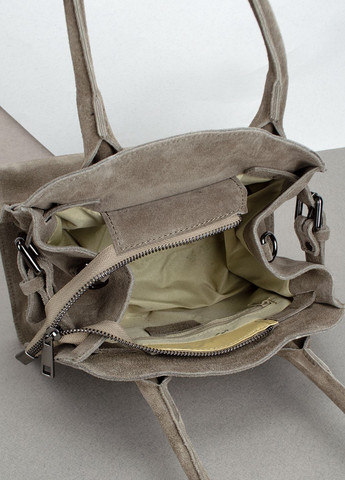 Сумка женская замшевая 03752 с 2 ручками цвета тауп Virginia Conti (319325704)