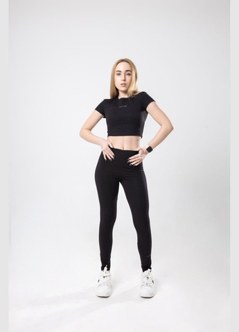 Оранжевая футболка укороченная слим «октавия» NEWGEN