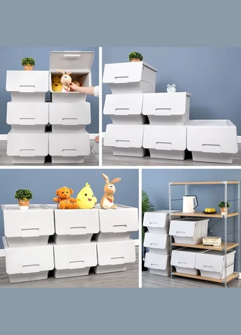 Контейнер для хранения 45.5х38х31см Белый SW-00002420 Sticker Wall (315791362)