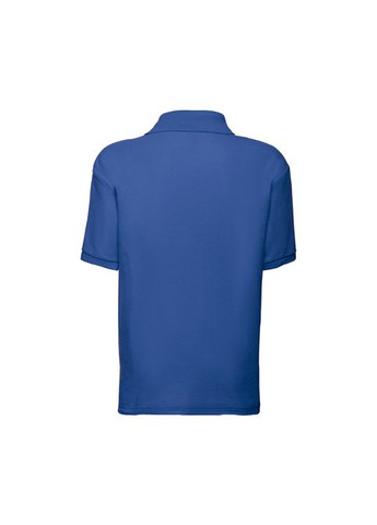 Синяя летняя футболка поло детская 65/35 polo kids ярко- (0634170/151116) Fruit of the Loom