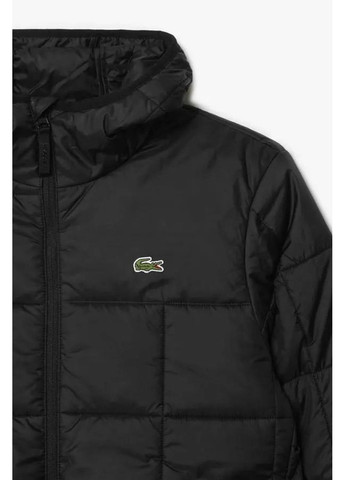 Черная демисезонная короткая черная куртка lacoste No Brand