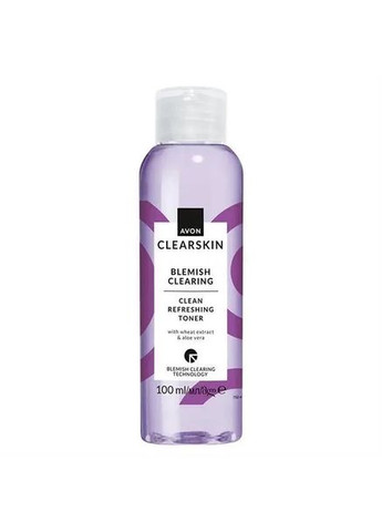 Очищающий тоник для лица с экстрактом пшеницы и алоэ вера «Для проблемной кожи», 100 мл Avon (368682116)
