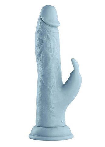 Вибратор-кролик на присоске FemmeFunn Turbo Rabbit с пультом управления, голубой Vortex (303883403)