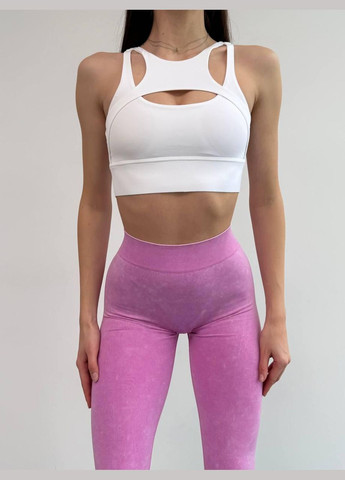 Фуксия демисезонные леггинсы «brazilian» c v-вырезом cзади и эффектом пуш-ап, цвета фуксии, размер l Trends