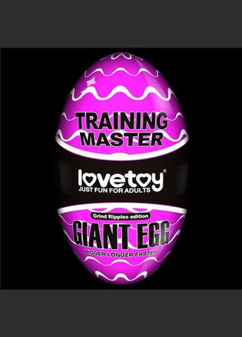 Мастурбатор в виде волн - Traning Master Giant Egg Masturbator Purple Drive Lovetoy (335863519)