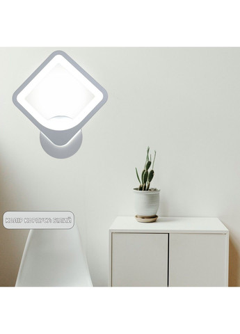 Керований cвітлодіодний світильник бра TETRA S 22 Вт 220х250х50 мм Білий ESLLSE (365446837)