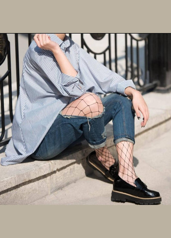 Колготи у середню сіточку сексуальні, інтимна білизна, чорні No Brand (339864390)