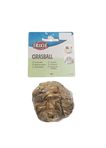 Іграшка для гризунів Grass Ball м'яч з брязкальце d 6 см Trixie (267726892)