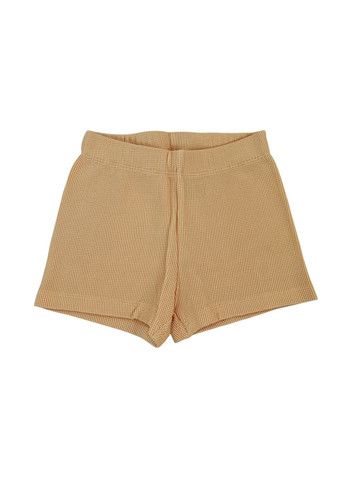 Желтый летний детский летний комплект (шорты + футболка) для мальчика 92 см желтый (250122074) H&M