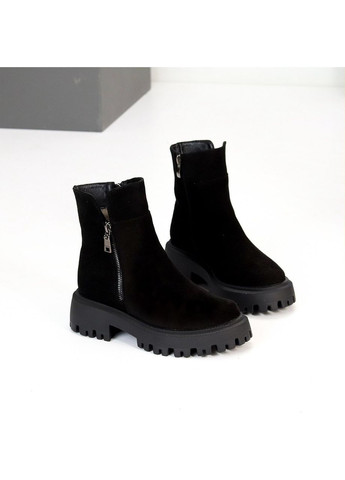 Зимние зимние ботинки No Brand из натуральной замши