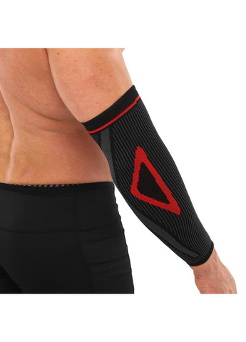 Налокітник еластичний з фіксуючим ремнем (1шт) ST-7209 (поліестер, спандекс, латекс, розчин One-size, чорний-сірий) SIBOTE (361436985)