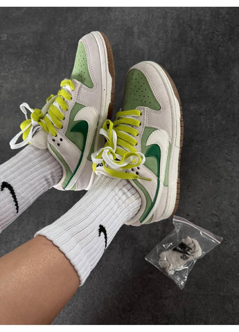 КРОССОВКИ ЖЕНСКИЕ NIKE SB DUNK ´85 DOUBLE SWOOSH GREEN НАЙК СБ ДАНК No Brand серые демисезоны (367167805)