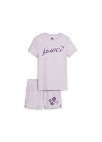 Детский комплект BLOSSOM Youth Tee & Shorts Set Puma (278652933)