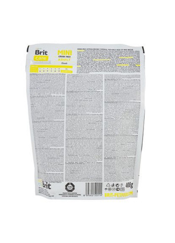 Сухой корм для собак (8595602520114) Brit Care GF Mini Adult Lamb 400 г (370016860)