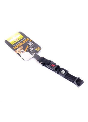 Нашийник HARLEM нейлоновий, чорний 2540см/15мм GimDog (292258055)