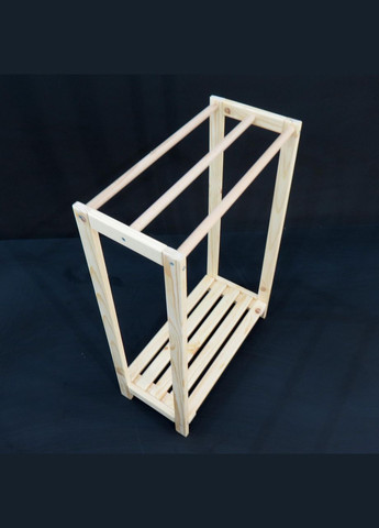 Стойка-вешалка напольная из дерева Бернет бланже (СШВ-001401) No Brand (328210794)