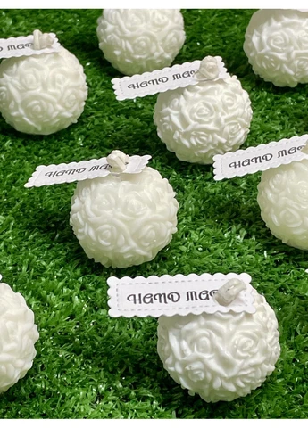 Свічка «Трояндочка»,3 см,20 грамів No Brand (385317596)