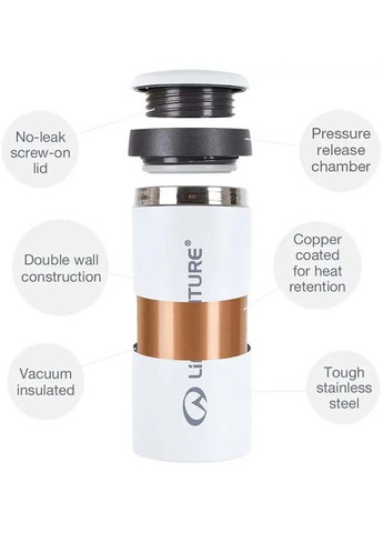 Термокружка Thermal Mug Grey matt Lifeventure (339768185)