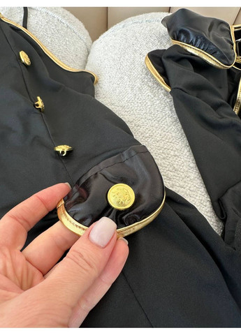 Черный демисезонный женский ролевой костюм | чёрная королева игры Vital-Textile 128/85