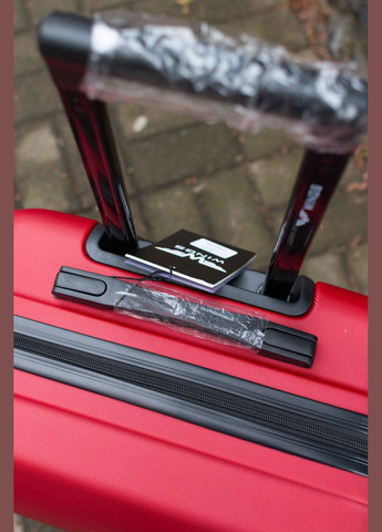 Валіза пластикова ручна поклажа XS червоний Wings 148 (334305869)