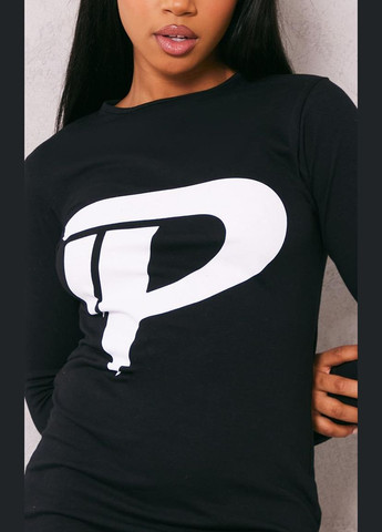 Чорна сукня PrettyLittleThing