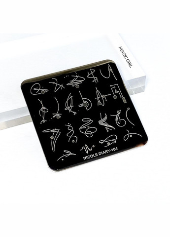 Пластина для стемпінгу метал Ноготок (303357972)