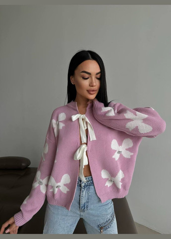 Розовый демисезонный кардиган Vakko