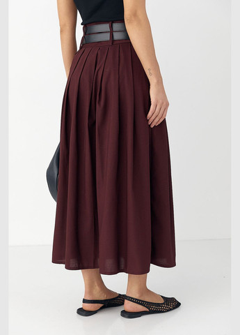 Спідниця міді зі складками Lurex (323644485)