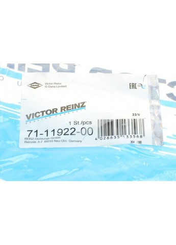 Прокладка клапанной крышки резиновая КЛАП. КР. PORSCHE CAYENNE/PANAMERA 4.8 M48.00...M48.70MCX.PA/MCW 71-11922-00 Victor Reinz (366186836)