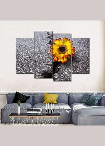 Модульная картина из четырех частей Интрига 89x56 см (M4_M_213) Art Studio Shop (379846967)