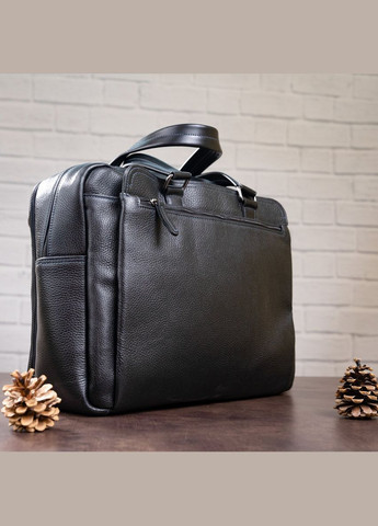 Сумка мужская через плечо кожаная 11123 Черный Shvigel (302007507)