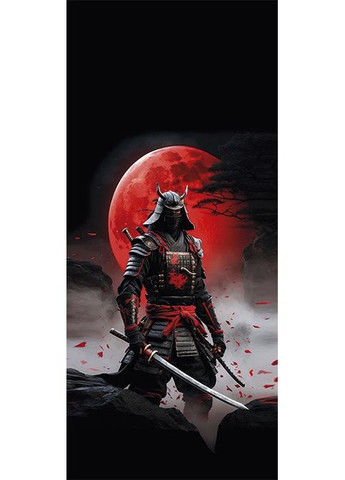 Наклейки на стійки дверей авто 3D TUNING STUDIO Самурай Японія 500х220х0.15мм=2штуки No Brand (362499097)