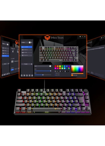 Клавіатура механічна бездротова MK006Pro RGB (з Eng, UA, RU розкладками) MEETION (369613159)
