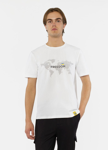 Белая футболка унисекс белая Arber T-SHIRT FF19