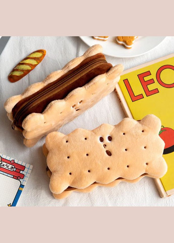 Пенал шкільний Косметичка у вигляді печінки. Коричневий No Brand (337170840)