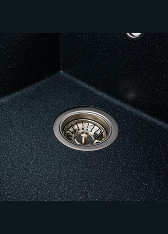 Гранитная мойка для кухни 7843 SOLID матовый Антрацит Valeso (342071521)