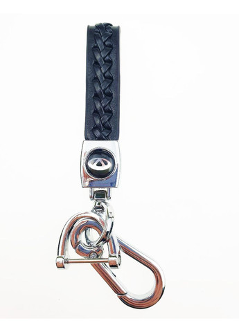 Брелок для авто ключів CHERY (натуральна шкіра, універсальне кріплення, чорний) No Brand (360949311)