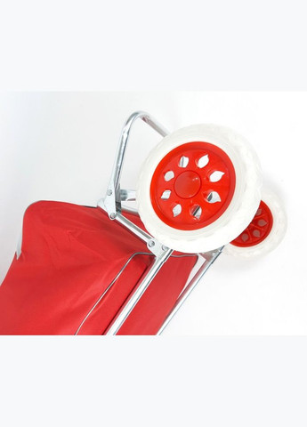 Хозяйственная сумка-тележка 30 л, до 40 кг, красная No Brand (316395432)