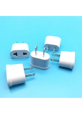 Набір перехідників на плоску розетку 2 шт (США, Канада, Мексика, Японія, Китай тощо) AAA (358935415)