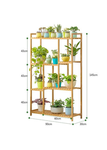 Подставка для цветов из дерева Довиль карри (ЦСТ-000603) No Brand (328228358)