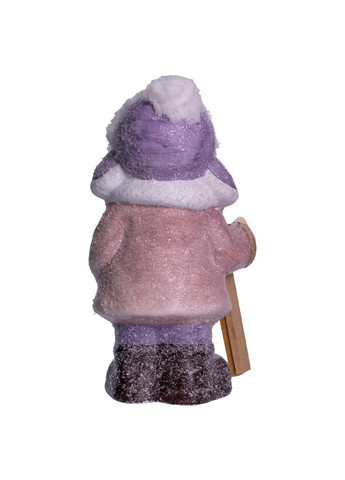 Новорічна фігурка Дівчинка з лижами з фарфору 12×10×22 (см) новорічний декор для дому, квартири, офісу CR-5-2 (A-040994) Yiwu (365813422)