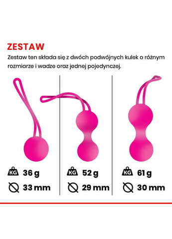 Набір вагінальних кульок Stiflers Collection by Sekrecik Medica-Group (299006846)