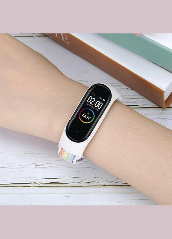 Ремінець Nylon Style для Xiaomi Mi Smart Band 7 Rainbow (707668) BeCover (341486811)