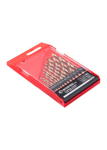 Набір свердел для металу 13 шт. HSS 1.5-6.5 мм для дриля Intertool (335400287)