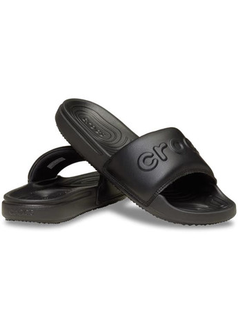 Черные пляжные шлепанцы slide navy 211432 Crocs