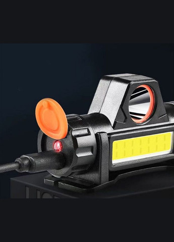 Потужний якісний акумуляторний налобний ліхтар на голову з зарядкою RB-142 на чоло для нічної рибалки WD (297331841)