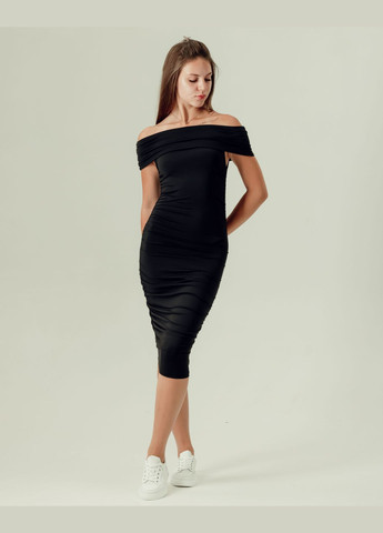 Черное кэжуал платье черное Dilvin