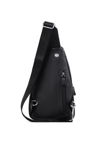 Сумка-слинг мужская черная через плечо из натуральной кожи A25F-515-1A Tiding Bag (336551834)